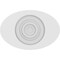 Ekena Millwork Standard Dalton Bullseye Rosette with Square Edge, 5"W x 3 1/4"H x 1/2"P ROSP050X033X050DAL02 - alternate 2